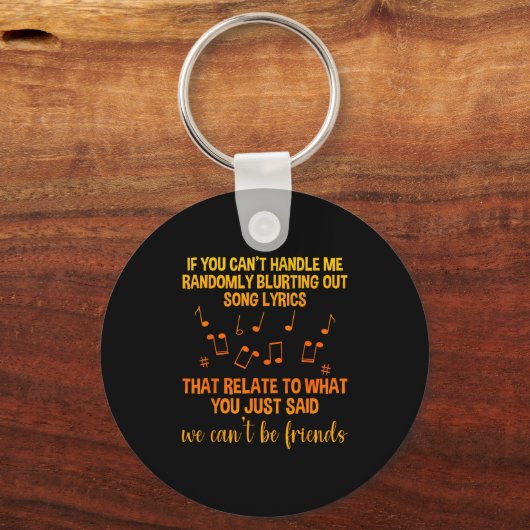 We Can't Be Friends - Uni - Black - Small - School Schlüsselanhänger (Vorderseite)