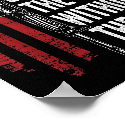 We Can't Defend The 1st Without The 2nd Amendment  Poster (Ecke)