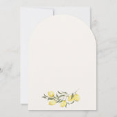 We can't wait to Squeeze You Neutral Baby Shower Einladung (Rückseite)