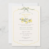 We can't wait to Squeeze You Neutral Baby Shower Einladung (Vorderseite)