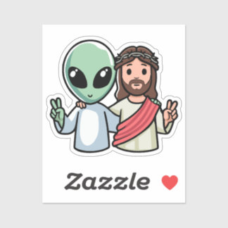 We come in peace aufkleber