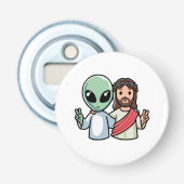 We come in peace flaschenöffner (Vorderseite)