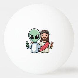 We come in peace tischtennisball