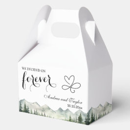 We decided on Forever Elegant Wedding Geschenkschachtel