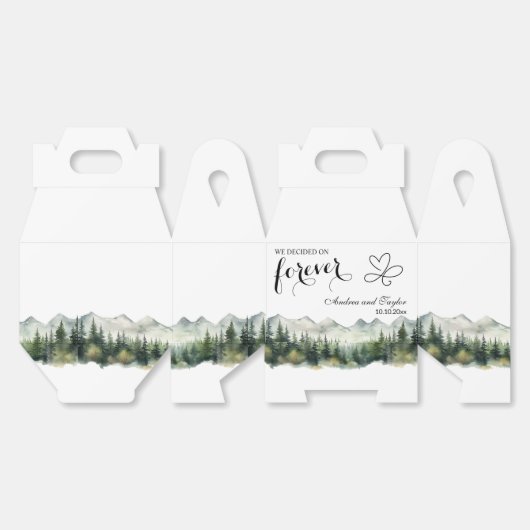 We decided on Forever Elegant Wedding Geschenkschachtel (Ungeklappt)