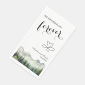We decided on Forever Elegant Wedding Serviette (Ecke)