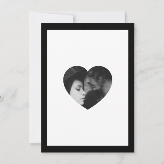 We Decided on Forever | Save the date Einladung (Rückseite)