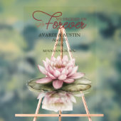 We Decided On Forever Wedding Acrylschild (Neutral)