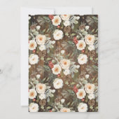 We do BBQ Couple Shower Country Winter Wedding Einladung (Rückseite)