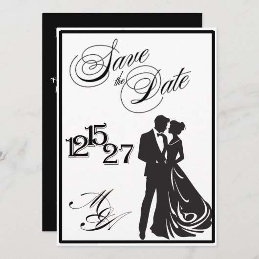 We Do Formal Save the Date (Vorne/Hinten)