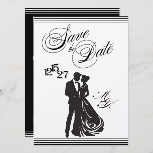 We Do Formal Save the Date (Vorne/Hinten)