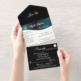 We Do Tuxedo Collection Rehearsal Dinner  All-in-One-Einladung