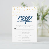 "We do" Typografie RSVP Karten \ WEDDINGS (Stehend Vorderseite)