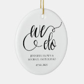 We do wedding custom photo keramik ornament (Rechts)