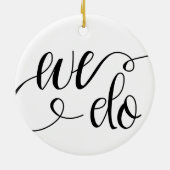 We do wedding custom photo keramik ornament (Hinten)