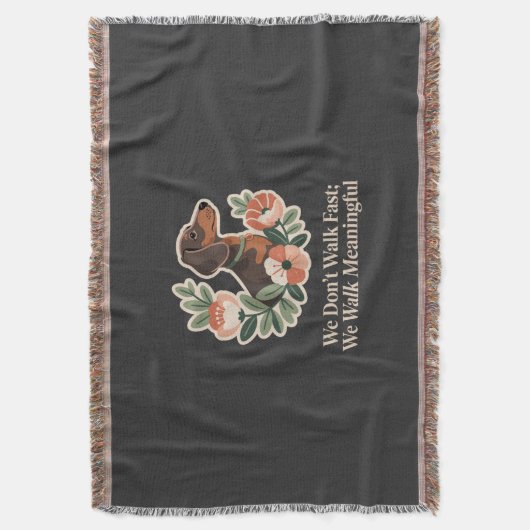 We Don’t Walk Fast; We Walk Meaningful Decke (Vorderseite Vertikal)