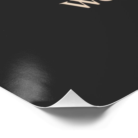 We Don’t Walk Fast; We Walk Meaningful Poster (Ecke)