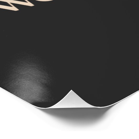 We Don’t Walk Fast; We Walk Meaningful Poster (Ecke)