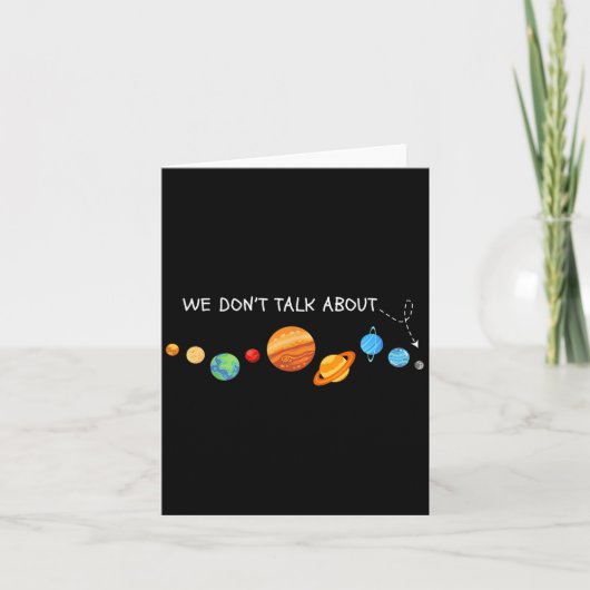 We Don't Talk About Astronomer Funny Lover  Karte (Vorderseite)