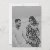 We Eloped Photo Announcement Card Einladung (Rückseite)