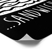 We Finish Each Other's Sandwiches Funny Matching Poster (Ecke)