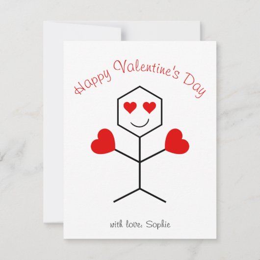 We Got Chemistry Modern Photo Valentines Day Card (Rückseite)