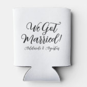 We Got Married White Cooler Dosenkühler (Rückseite)