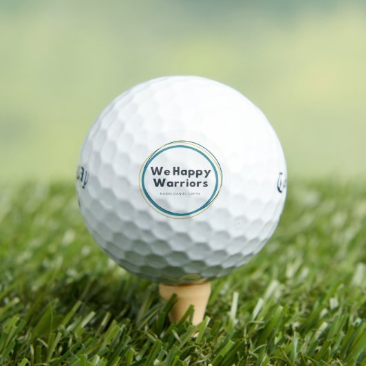 We Happy Warriors Golf Ball (Insitu T-Shirt)