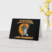 We Have Nothing to Fear but Fear Itself & Mummies Karte (Gelbe Blume)