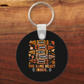 We Have The Same Heart Black History Month African Schlüsselanhänger (Vorderseite)