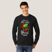 We Have The Same Heart Inside Black History Month  T-Shirt (Vorne ganz)