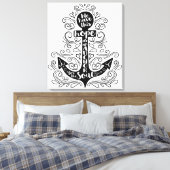 We have this hope as an anchor for the soul leinwanddruck (Insitu (Schlafzimmer))