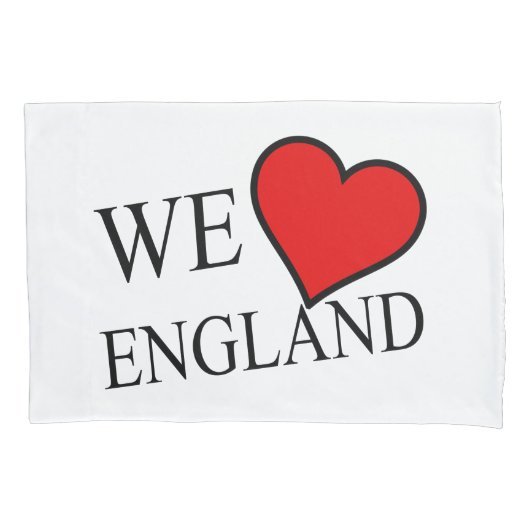 We Heart England bkCent Kissenbezug (Vorderseite)