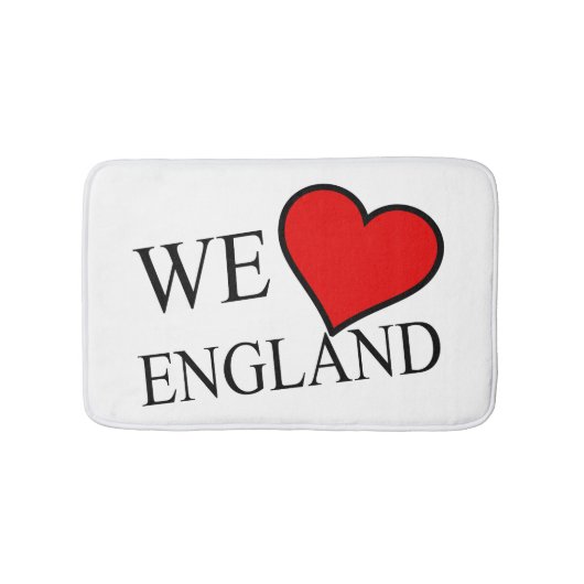 We Heart England bmcnt Badematte (Vorderseite)