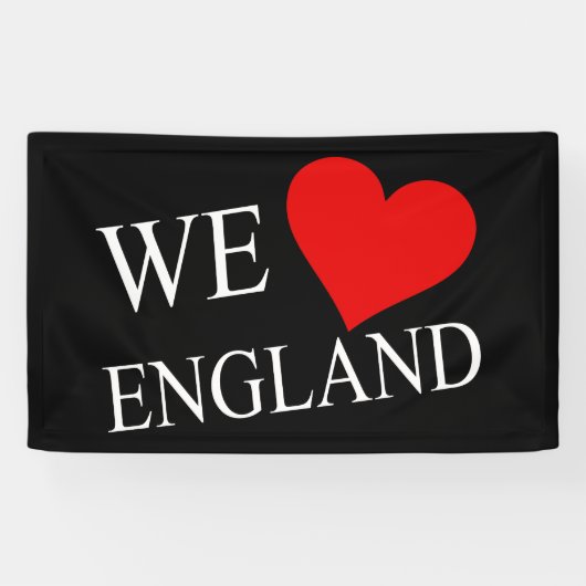 We Heart England wt (h) bncnt Banner (Horizontal)