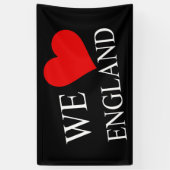 We Heart England wt (h) bncnt Banner (Vertikal)