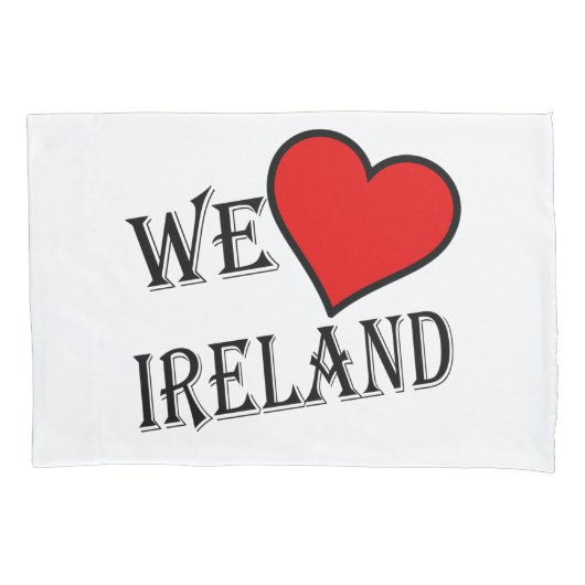 We Heart Ireland bk pccnt Kissenbezug (Vorderseite)