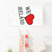 We Heart Ireland bk (v) bnrt Banner (Insitu)