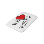 We Heart Scotland bk bmcnt Badematte (Schrägansicht)