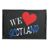 We Heart Scotland Overlay-Punkt Kissenbezug (Rückseite)