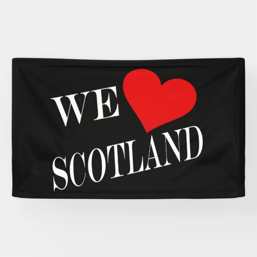 We Heart Scotland wt (h) bncnt Banner (Horizontal)