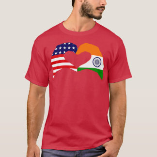 We Heart USA India Patriot Flag Serie T-Shirt