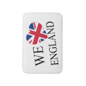 We Heartflag England bk bmcnt Badematte (Vorderseite Vertikal)