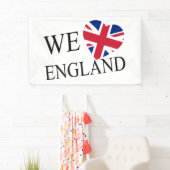 We Heartflag England bk (h) bncnt Banner (Insitu)