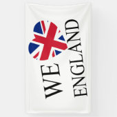 We Heartflag England bk (h) bncnt Banner (Vertikal)