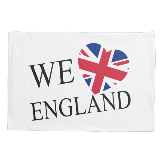 We Heartflag England bk pkt Kissenbezug (Rückseite)