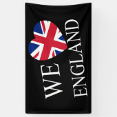 We Heartflag England wt (h) bnrt Banner (Vertikal)