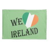 We Heartflag Ireland bk pccm Kissenbezug (Rückseite)