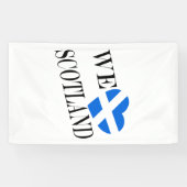 We Heartflag Scotland bk (v) bncnt Banner (Horizontal)