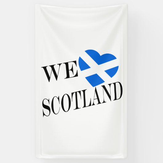 We Heartflag Scotland bk (v) bncnt Banner (Vertikal)
